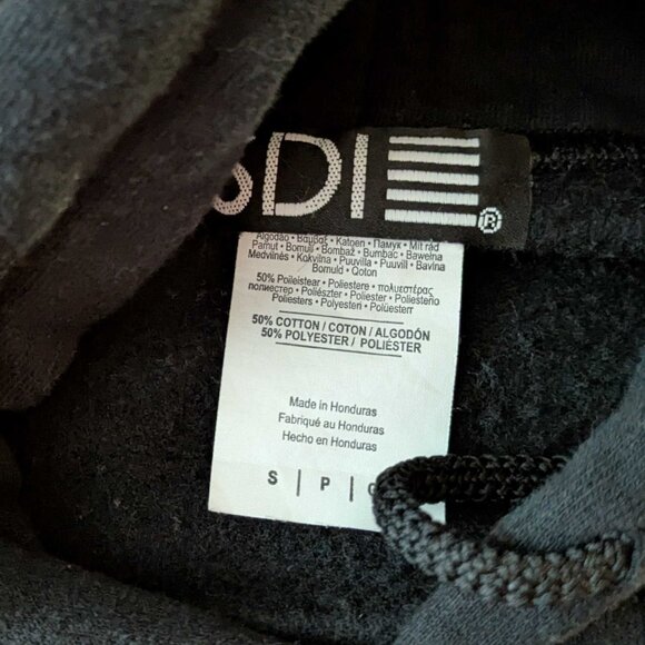 Vintage Y2K 2008 Ed Roth Rat Fink Hot Rod Black Sweatshirt Hoodie Men’s Small - Picture 4 of 7